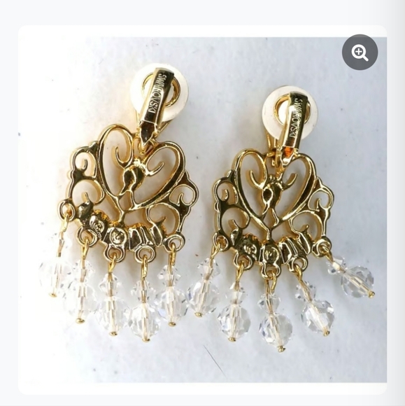 NWT Swarovski Drop Clip on Earrings - Picture 4 of 5
